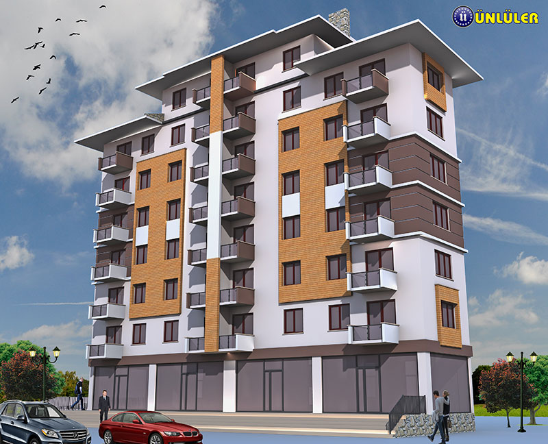 Ünivercity 4 1+1 - Mimari Yapı 1