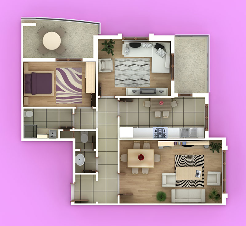 Ünivercity - 2+1 Kat Planı 5